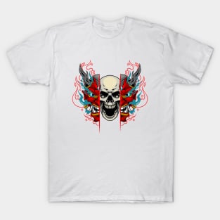 Japanese Oni Skull 4.5 T-Shirt